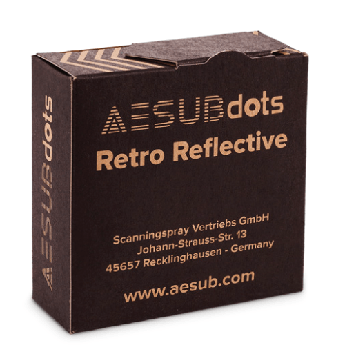 AESUBdots Retro Reflective Permanent - 3000 dots