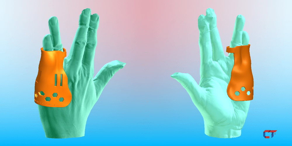 Scanned Mesh of Hand