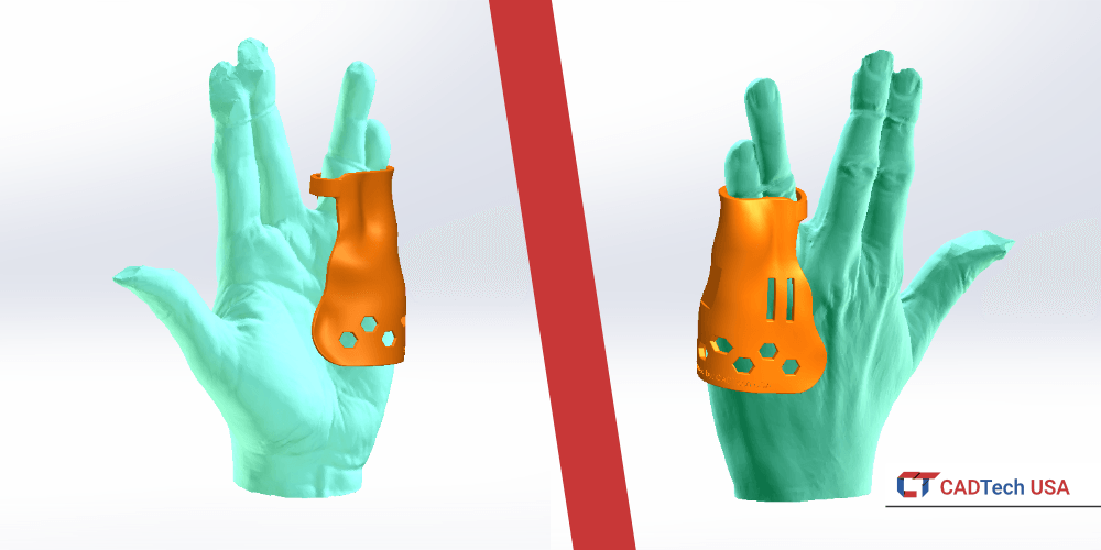 Scanned Mesh of Hand