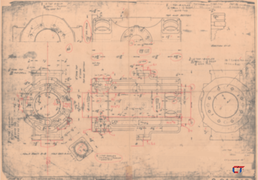 Drawing of part